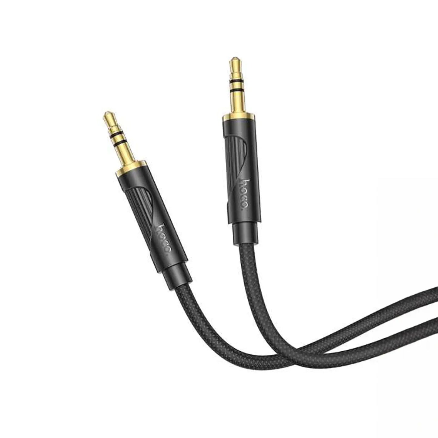 Cable AUX Hoco UPA30 Friend 3.5 mm a 3.5 mm (1 m, Negro)