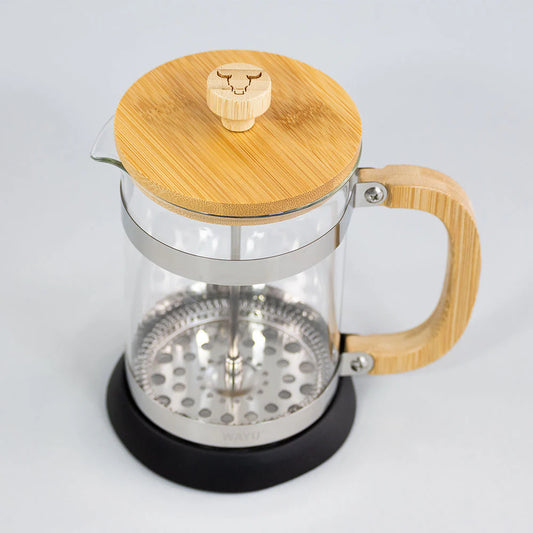 Cafetera Prensa Francesa Vidrio/Acero Inox - Wayu