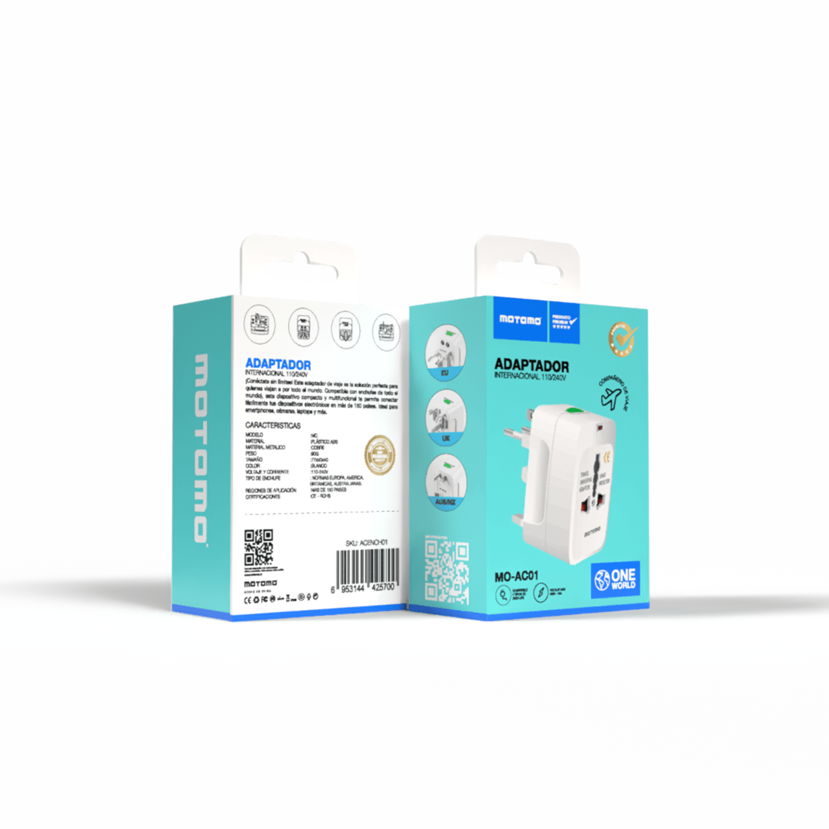 Enchufe Adaptador Universal de Corriente