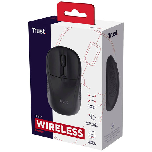 Mouse Trust Primo Inalámbrico 1600 DPI