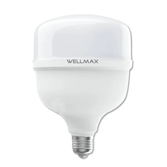 Ampolleta LED Wellmax 38W High Power T115 (3600 lm, E27, Luz Fría)