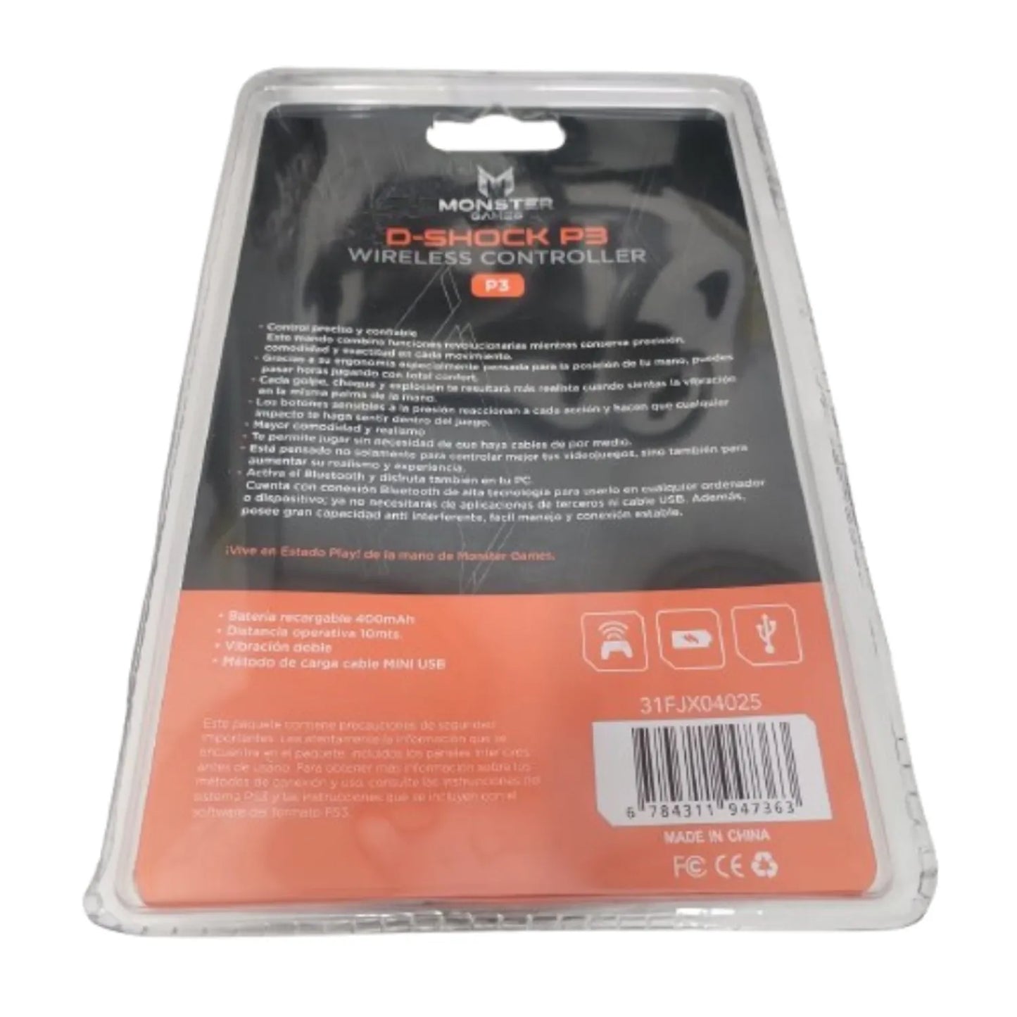 Joystick Gamer Monster D-Shock P3 Wireless