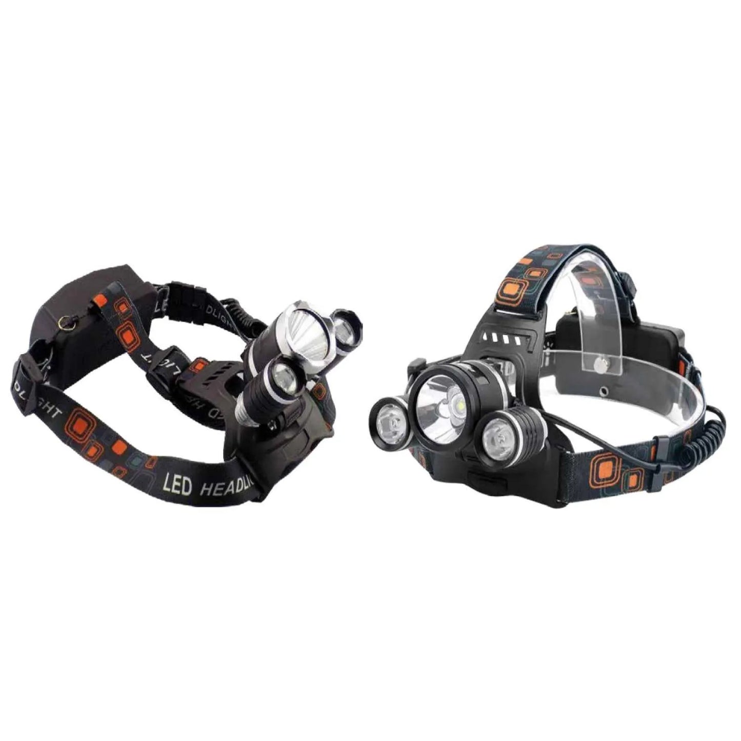 Linterna Cintillo LED Tecnolab TL303 Recargable 10000lm (Negro)