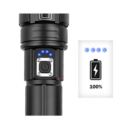 Linterna Tecnolab TL543 LED Zoom Telescópico