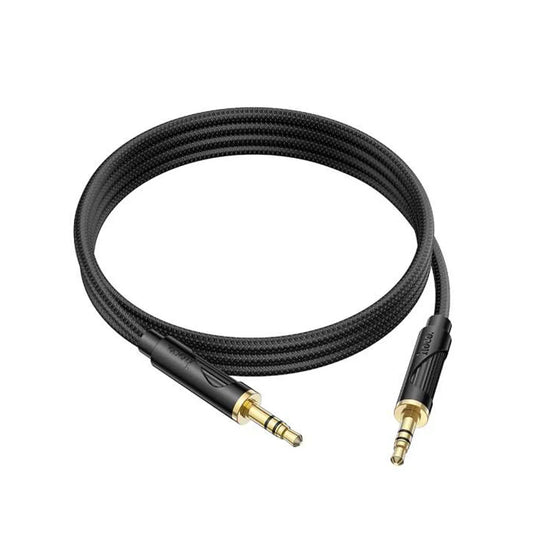 Cable AUX Hoco UPA30 Friend 3.5 mm a 3.5 mm (1 m, Negro)