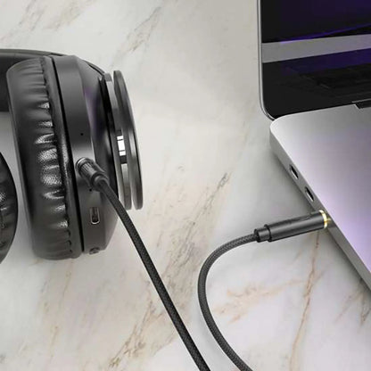 Cable AUX Hoco UPA30 Friend 3.5 mm a 3.5 mm (1 m, Negro)