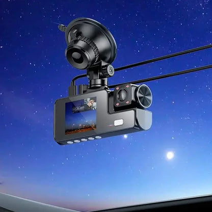 Cámara para Auto Hoco DI60 World DVR 3 Cámaras (720p, Gran Angular)