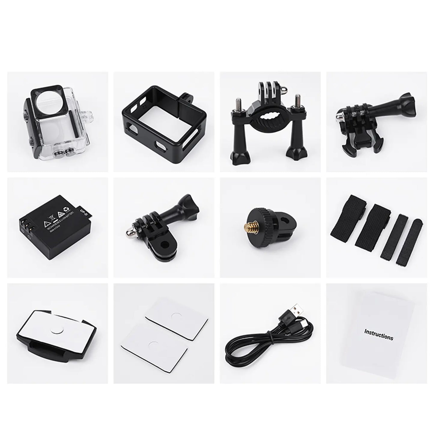 Cámara de Acción Hoco DV103 con Doble Pantalla (1080p, 30m, Color)