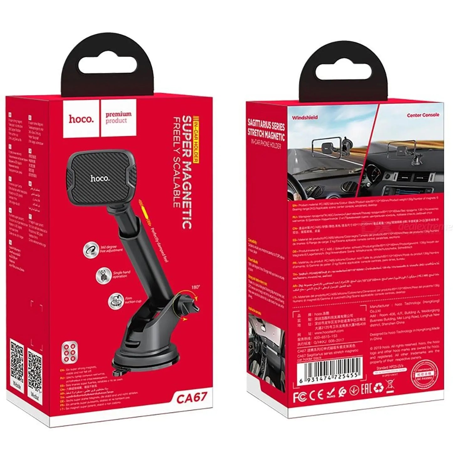 Soporte Auto Hoco CA67 Sagittarius con Brazo