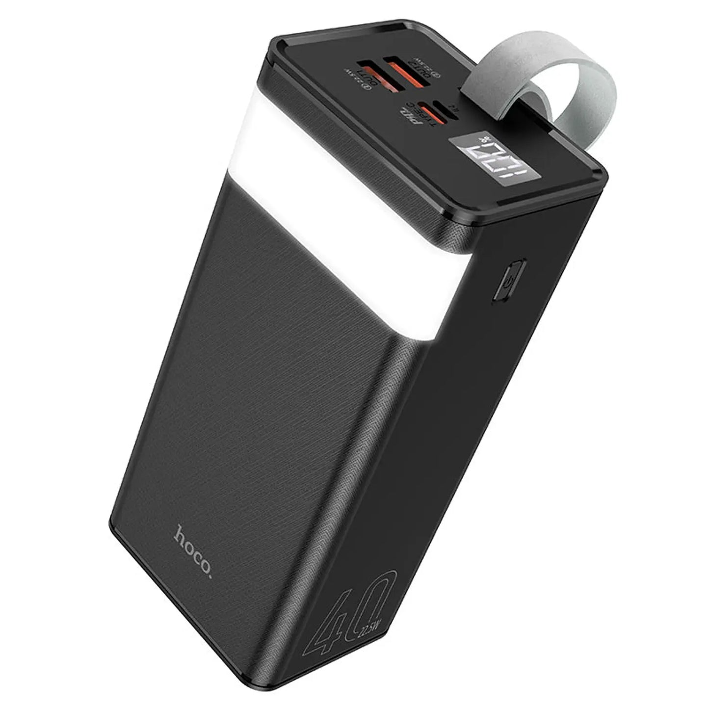 Cargador Powerbank Hoco J86 40.000mAh 22.5W con Pantalla LED (Negro)