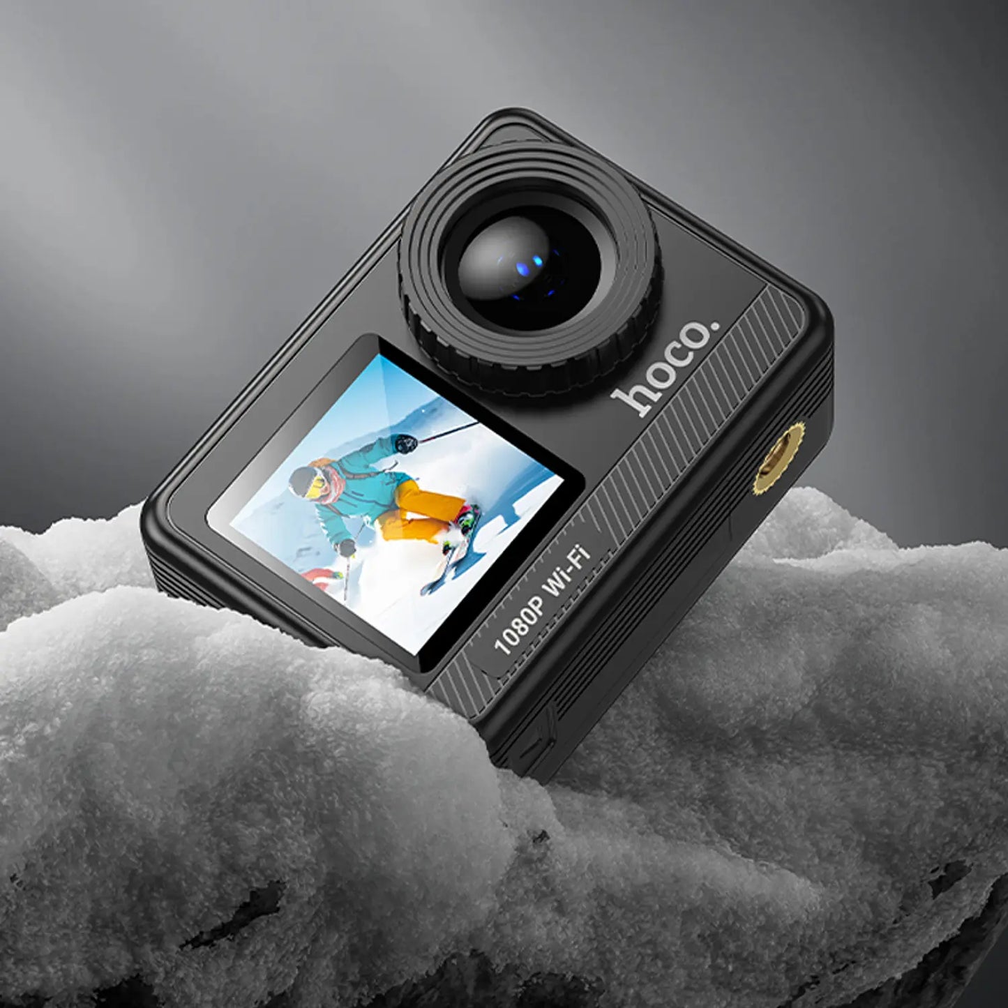 Cámara de Acción Hoco DV103 con Doble Pantalla (1080p, 30m, Color)