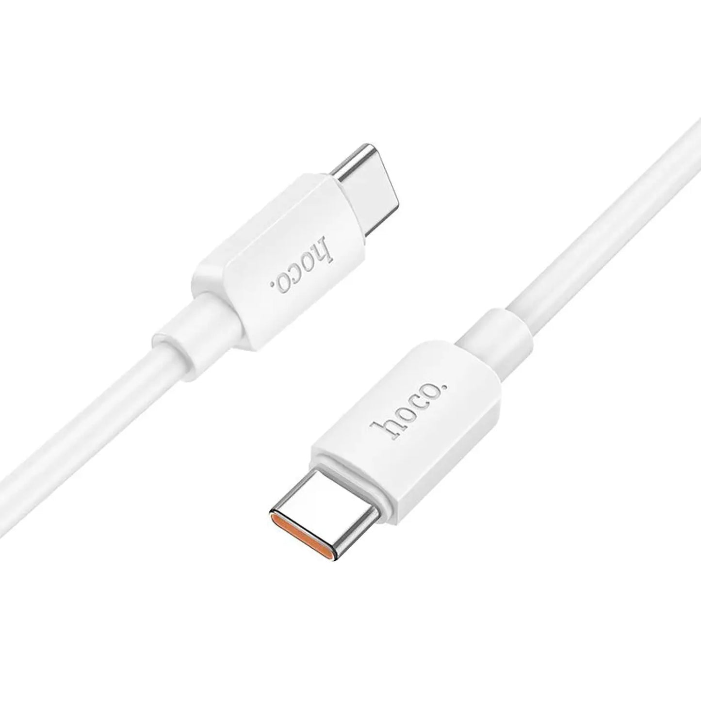 Cable Hoco X96 Hyper USB-C a USB-C 100W (1 m, Blanco)