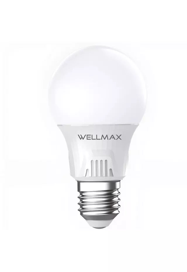 Ampolleta LED Wellmax 11W A60 E27 (1050 lm, Luz Fría, LED Samsung)