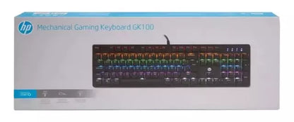 Teclado Gamer HP GK100 Mecánico RGB