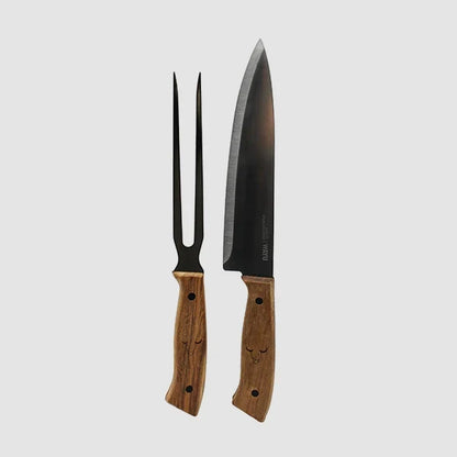 Set Cuchillo + Tenedor PRM de Acero Inoxidable - Wayu