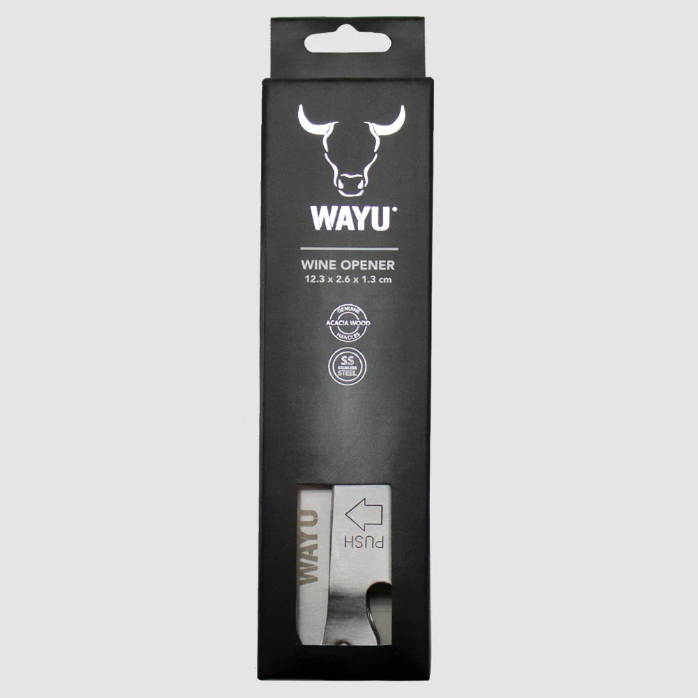 Abridor de Vino Sacacorchos Acero Inox - Wayu