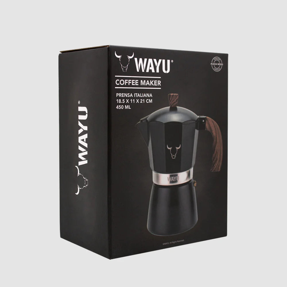 Cafetera Italiana 450 ml Aluminio - Wayu