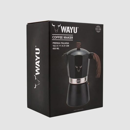 Cafetera Italiana 450 ml Aluminio - Wayu