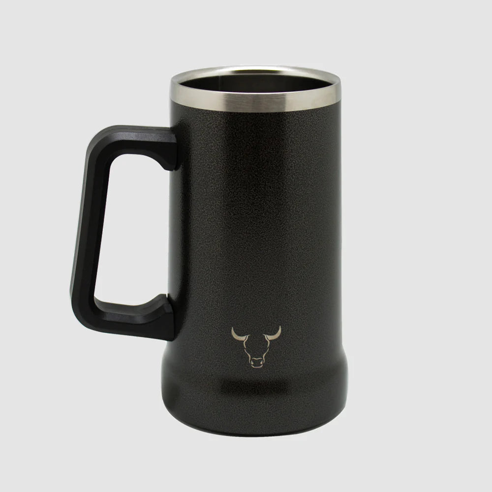Beer Mug Stainless 750 ml Acero Inox Negro - Wayu