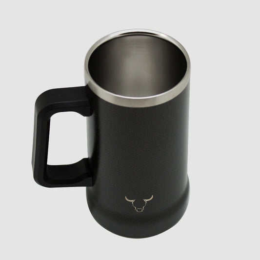 Beer Mug Stainless 750 ml Acero Inox Negro - Wayu