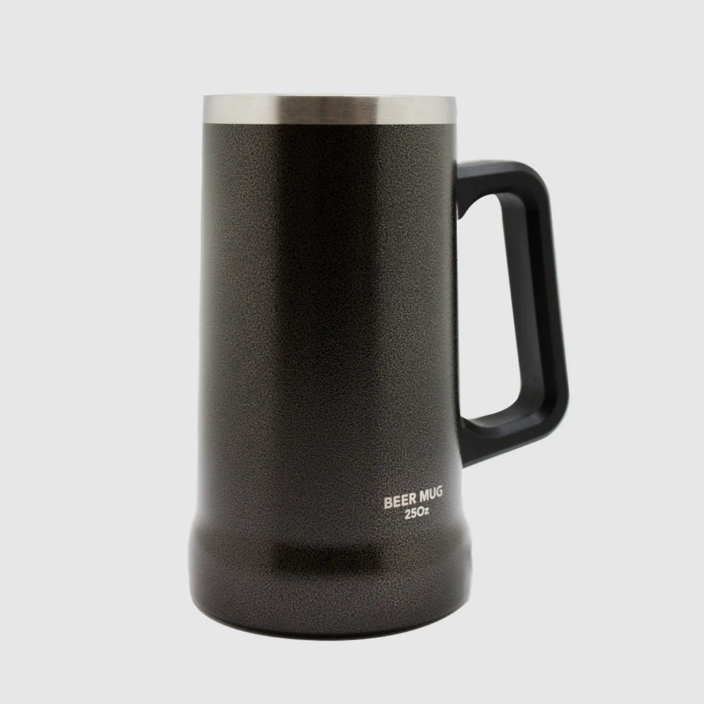 Beer Mug Stainless 750 ml Acero Inox Negro - Wayu