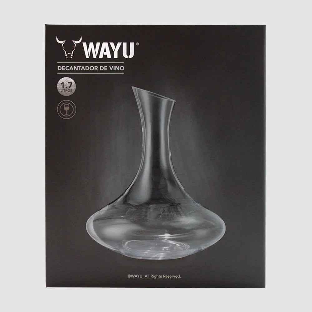Decantador de Vino de Cristal 1.7 L - Wayu