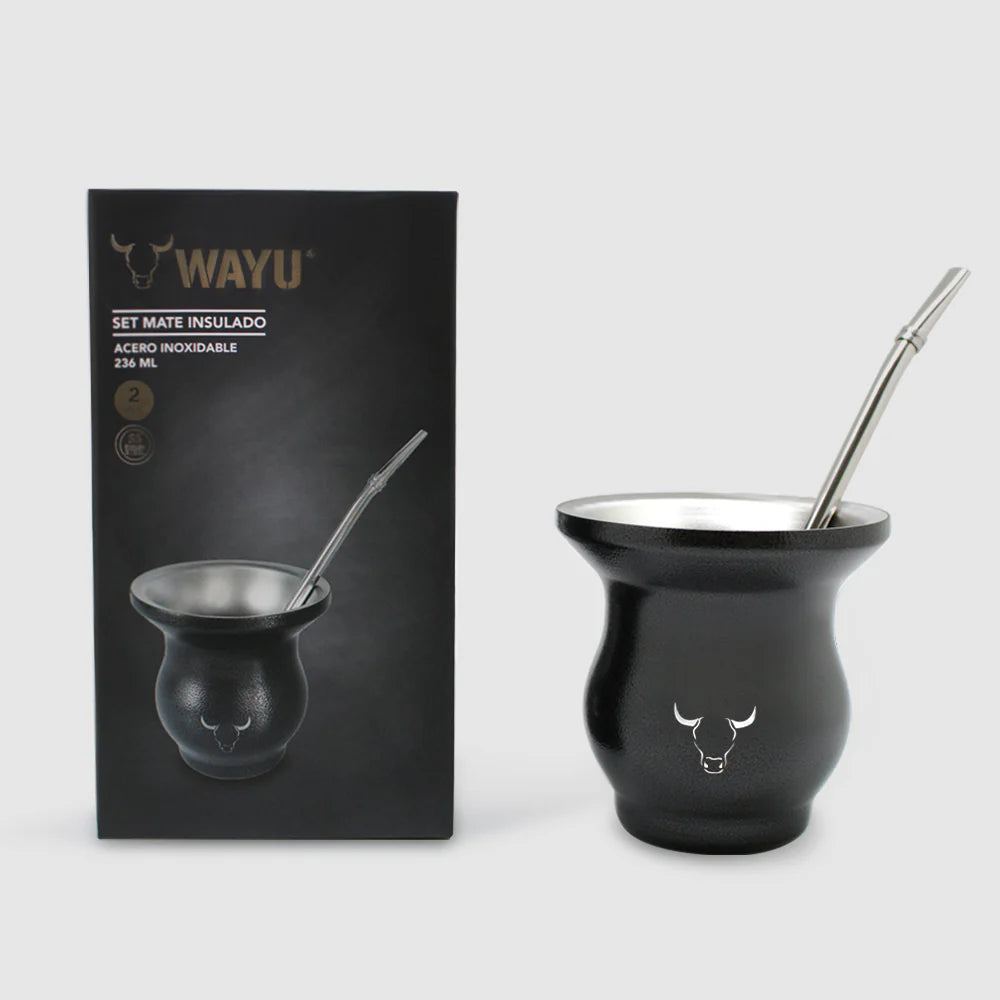 Mate Acero Inox 236 ml con Bombilla - Wayu