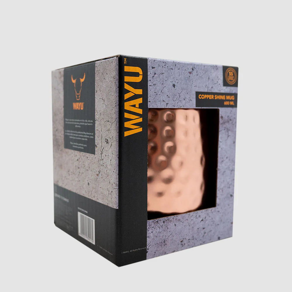 Copper Mug Shine 600 ml Acero Inox/Cobre - Wayu