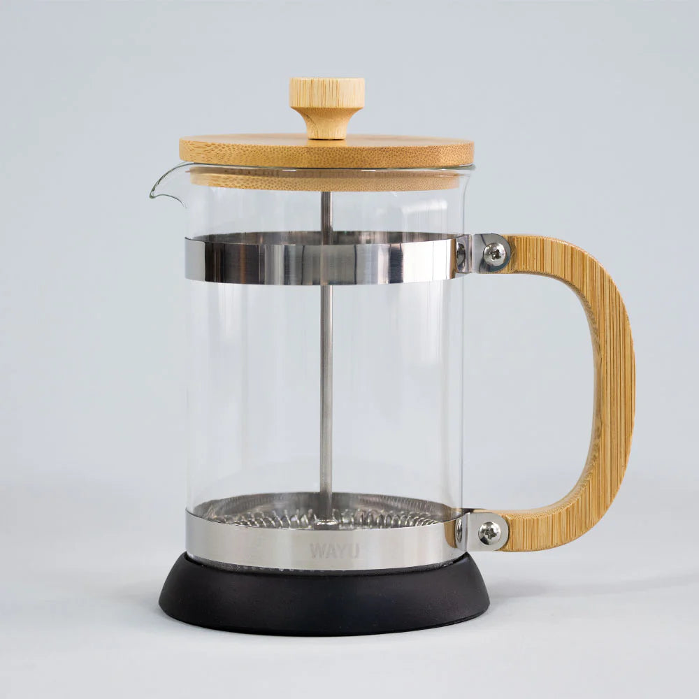Cafetera Prensa Francesa Vidrio/Acero Inox - Wayu