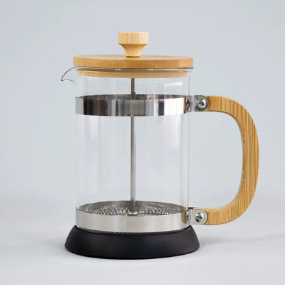 Cafetera Prensa Francesa Vidrio/Acero Inox - Wayu