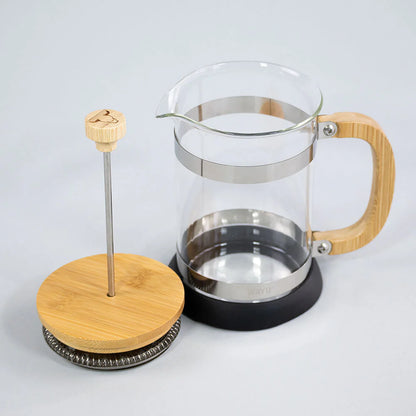 Cafetera Prensa Francesa Vidrio/Acero Inox - Wayu