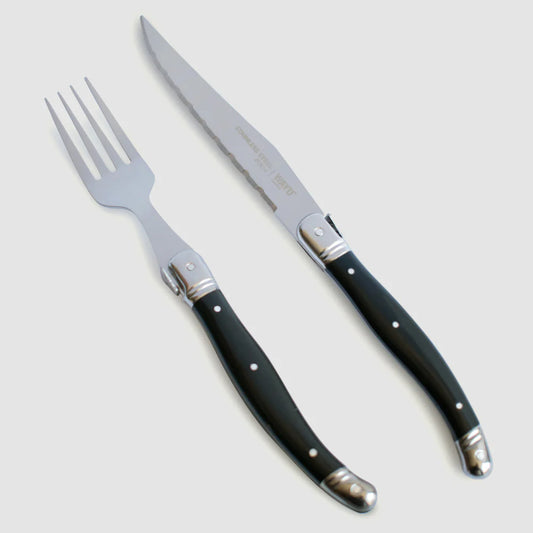 Set Cubiertos 8 pcs Acero Inox con Mango ABS - Wayu