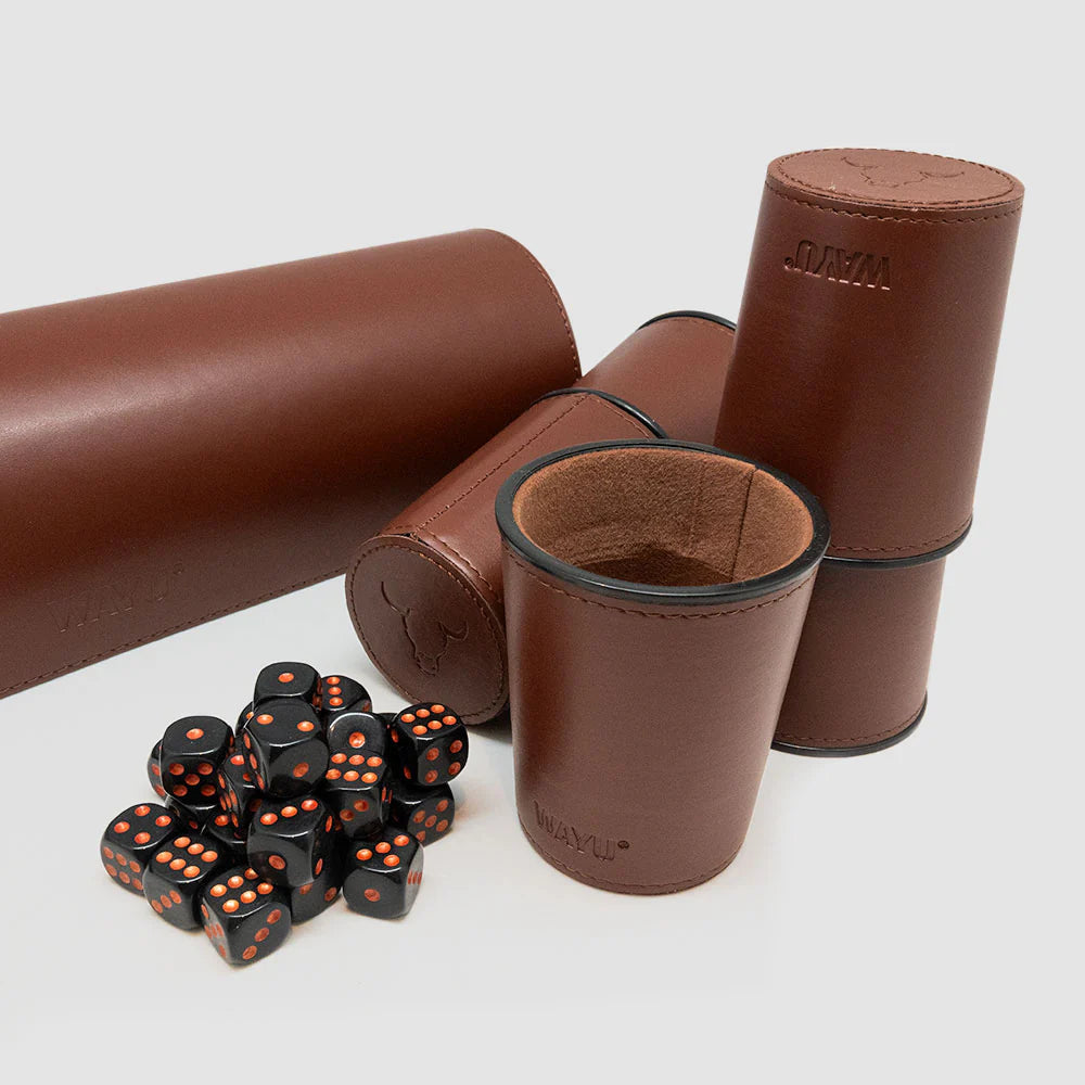 Juego de Cachos con Dados y Cubilete - Wayu