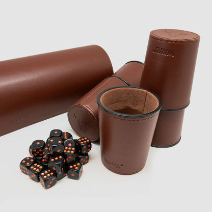 Juego de Cachos con Dados y Cubilete - Wayu