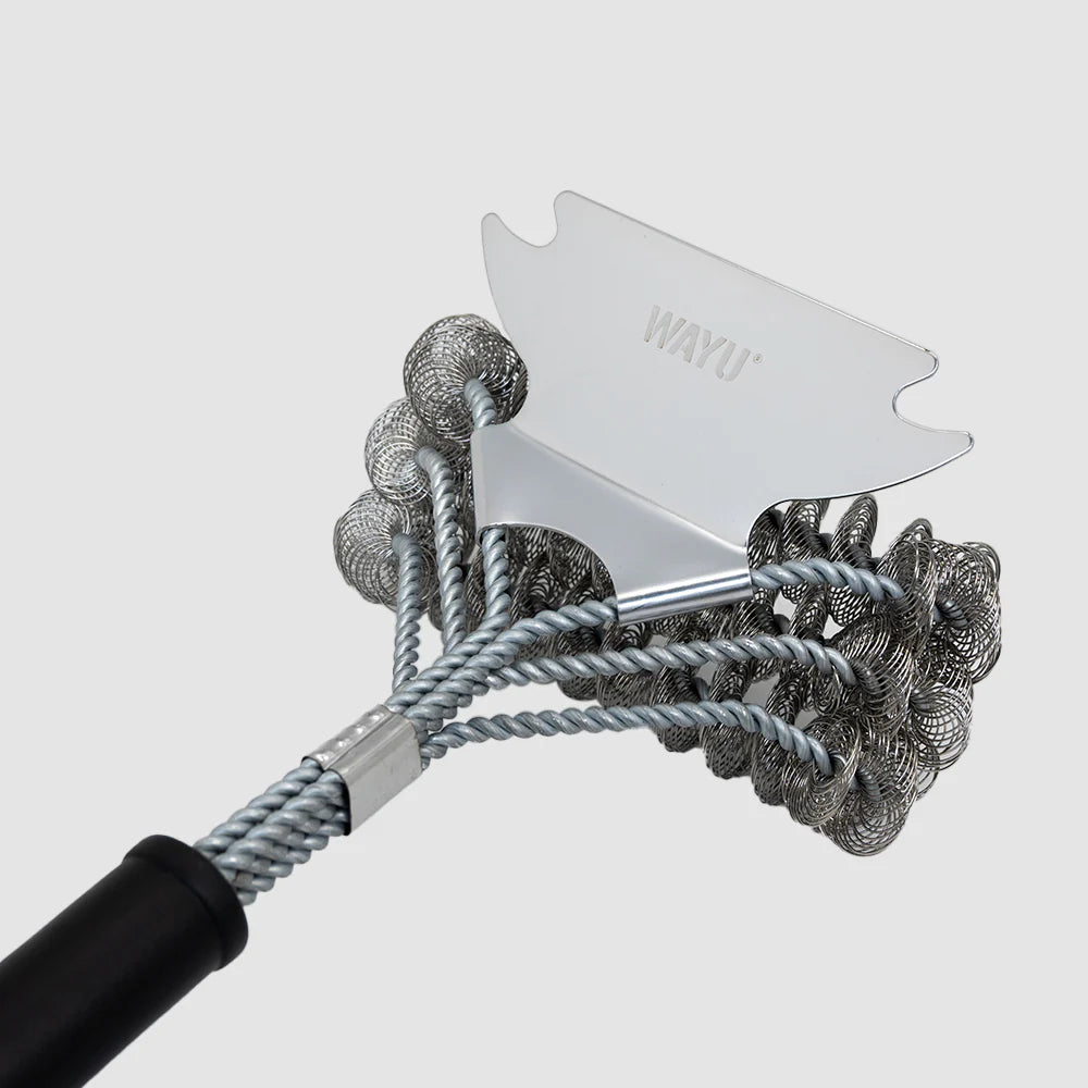Cepillo Limpia Parrillas con Raspador - Wayu