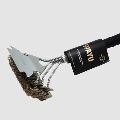 Cepillo Limpia Parrillas con Raspador - Wayu