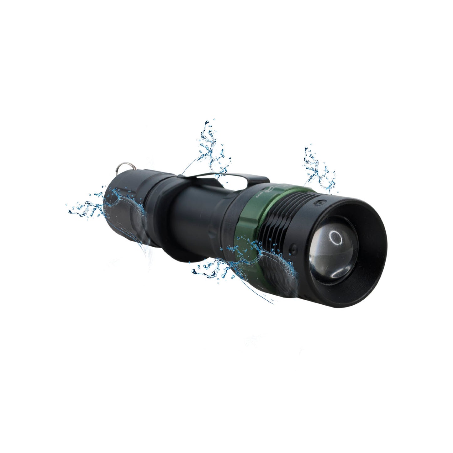 Linterna Táctica Powerlab 8504 LED 1000lm IPX4 con Zoom y Batería 18650