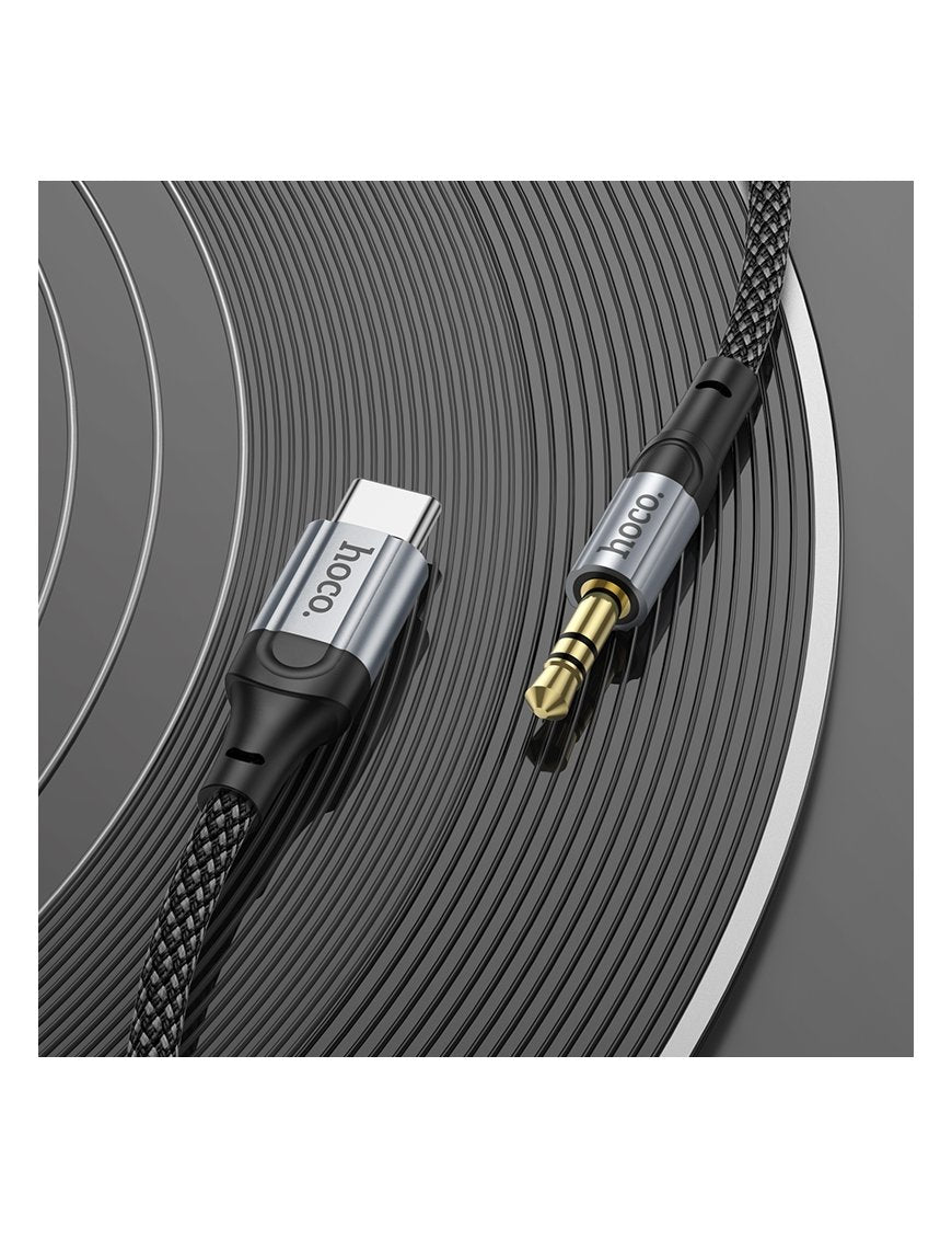 Cable Adaptador Hoco UPA26 USB-C a Jack 3.5 mm (1 m)