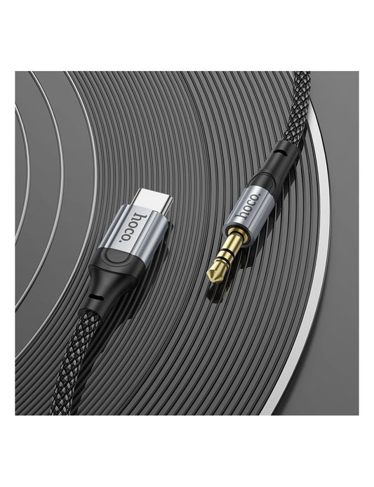 Cable Adaptador Hoco UPA26 USB-C a Jack 3.5 mm (1 m)