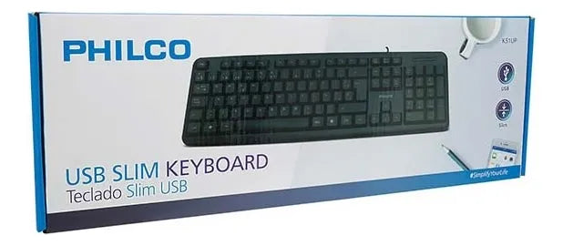 Teclado USB Philco K51UP Español