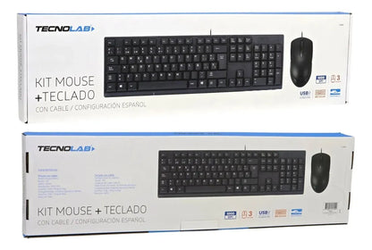 Teclado + Mouse Alámbricos Tecnolab TL623