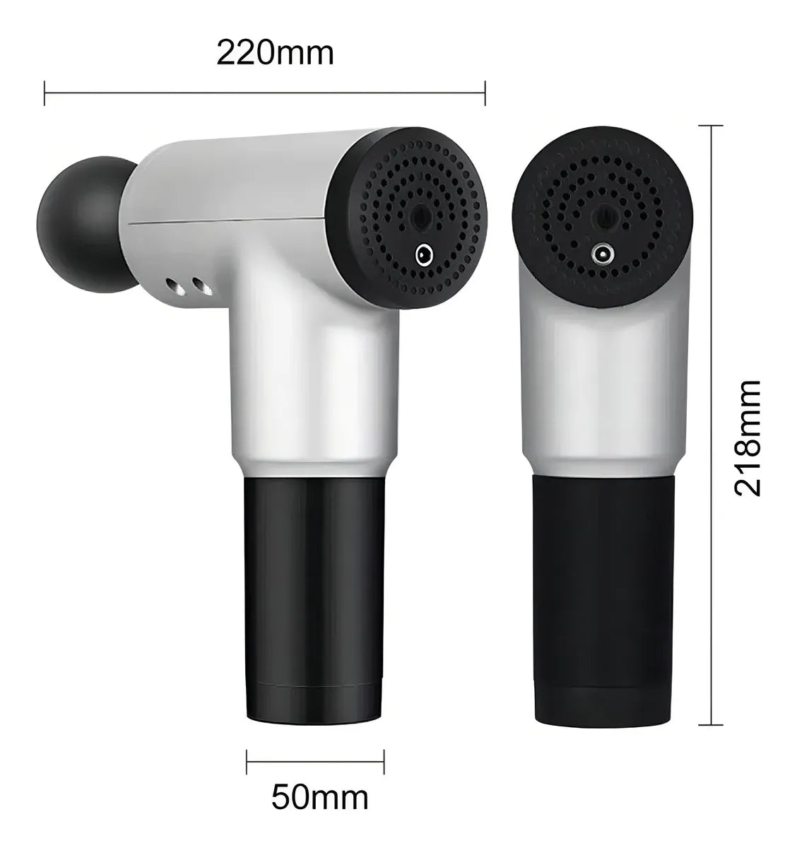 Masajeador Muscular Fascial Gun RH-320 6 Velocidades