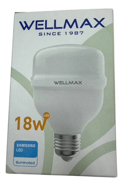 Ampolleta LED Hammer Wellmax 18W Alta Potencia (Luz Cálida)