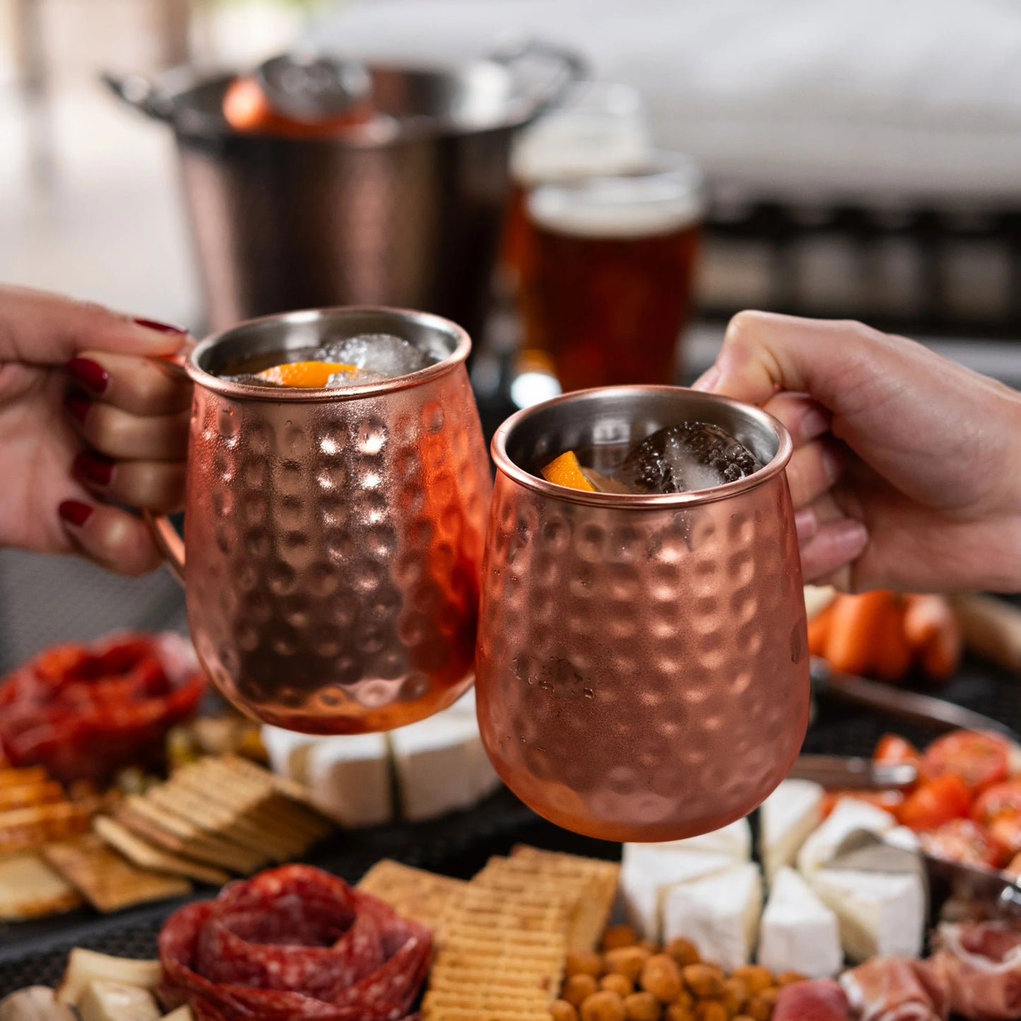 Copper Mug Shine 600 ml Acero Inox/Cobre - Wayu