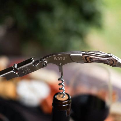 Abridor de Vino Sacacorchos Acero Inox - Wayu