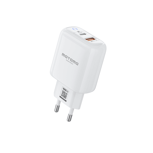 Cargador de Pared Motomo PD010 20W USB-C + Cable Lightning (SEC)