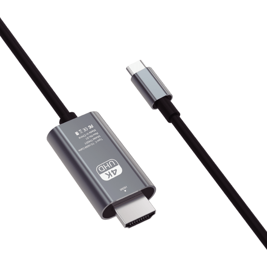 Cable Adaptador USB-C a HDMI 4K/60Hz (2 m, Tipo C a A)
