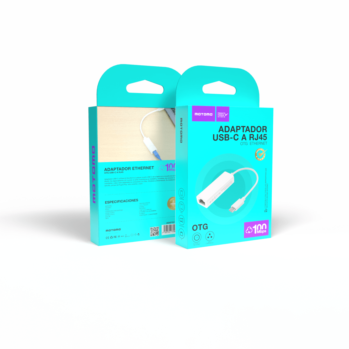 Adaptador Ethernet USB-C a RJ45 (MO-RJ45)