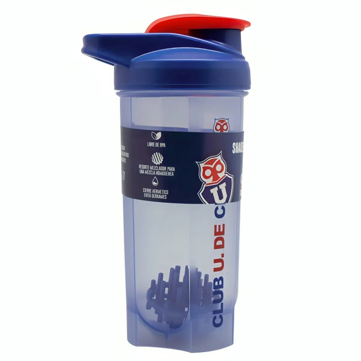 Shaker plástico U de Chile (800 mL)