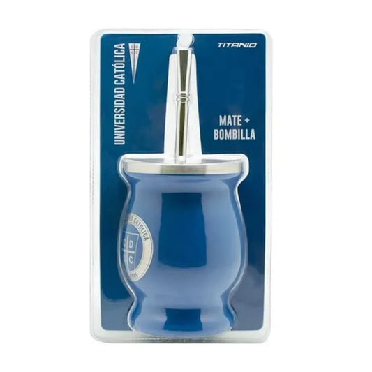 Mug mate con bombilla U católica (200mL)